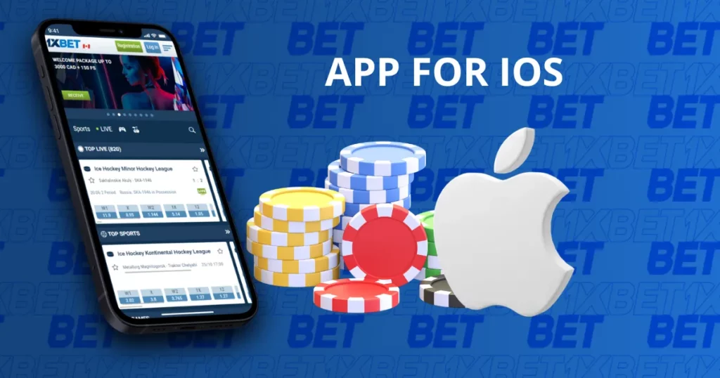 Mobile app from 1xBet Malaysia for iOS