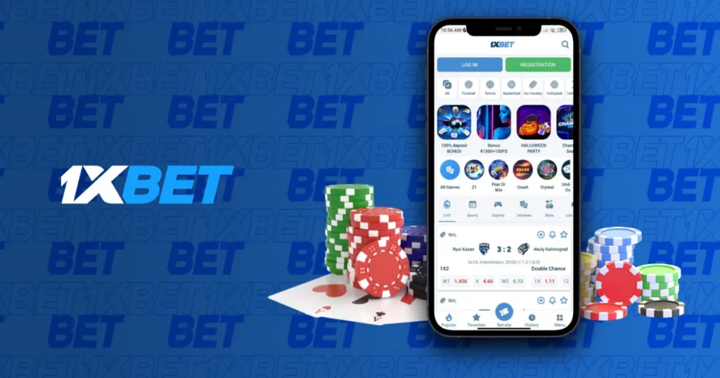 Mobile app for Online Casino and Sports Betting from 1xBet in Malaysia