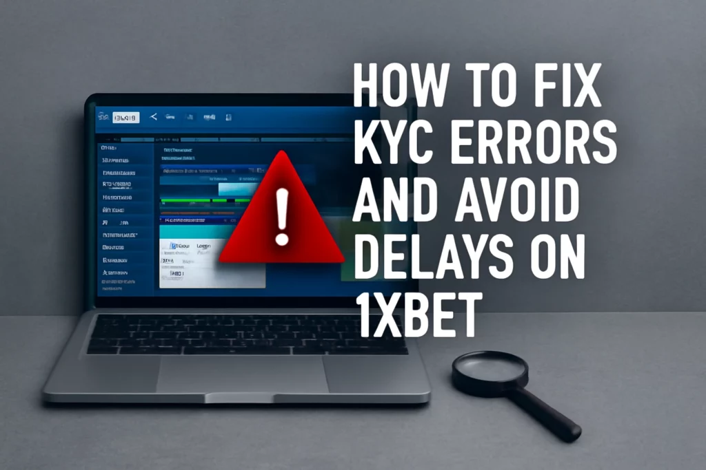 How to Fix KYC Errors and Avoid Delays on 1xBet