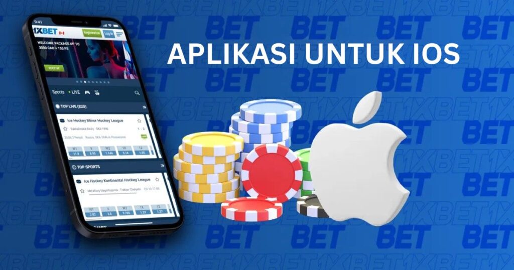 Aplikasi mudah alih daripada 1xBet Malaysia untuk iOS
