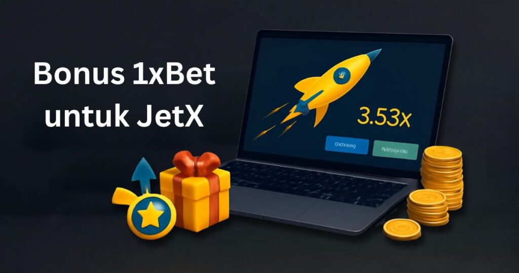 Bonus 1xBet untuk permainan JetX